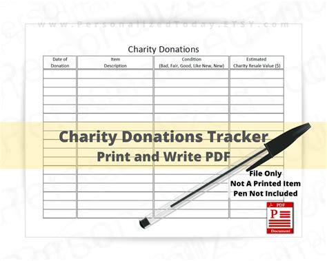 charity tracker sign find my network.